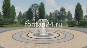 Фонтан для парка "Пиано малый" ø=2 м