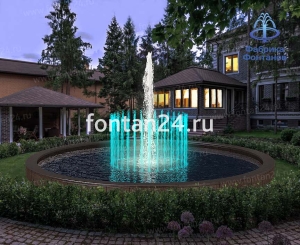 Уличный фонтан "Корона" ø=7,5 м